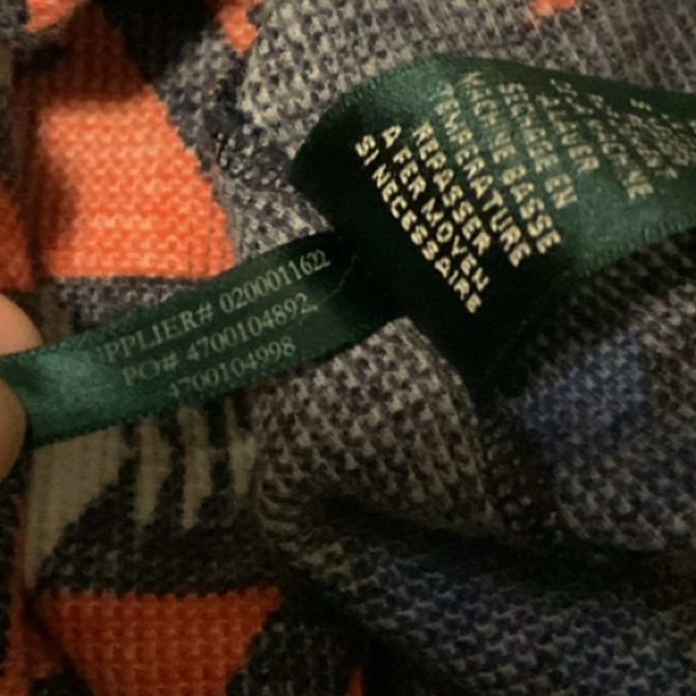 Ralph Lauren Active Full Zip Aztec Lightweight Ribbed Jacket Medium Southwest - Picture 7 of 9